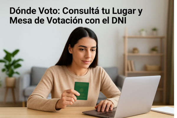 Dónde Voto: Consultá tu Lugar y Mesa de Votación con el DNI