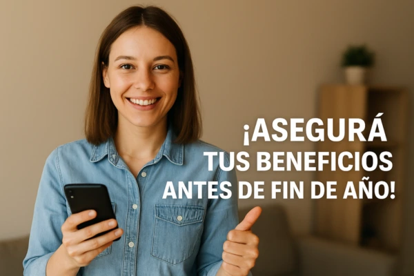¡Asegurá tus beneficios antes de fin de año!