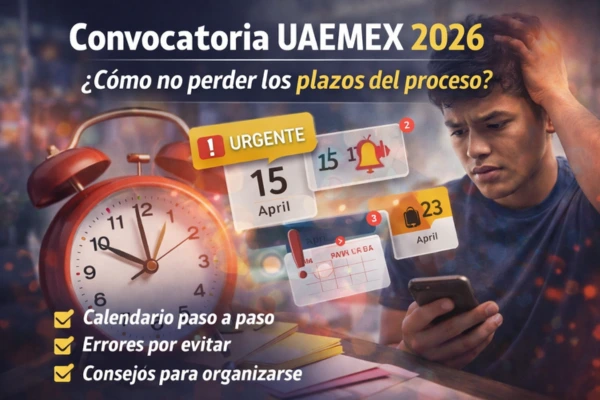 Convocatoria UAEMEX 2026: cómo no perder los plazos importantes del proceso