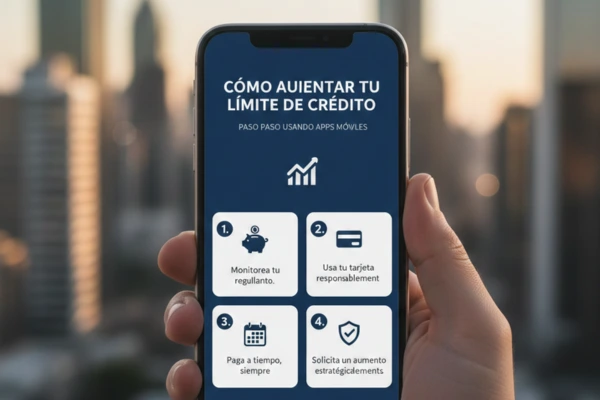 Cómo aumentar tu límite de crédito paso a paso usando apps móviles