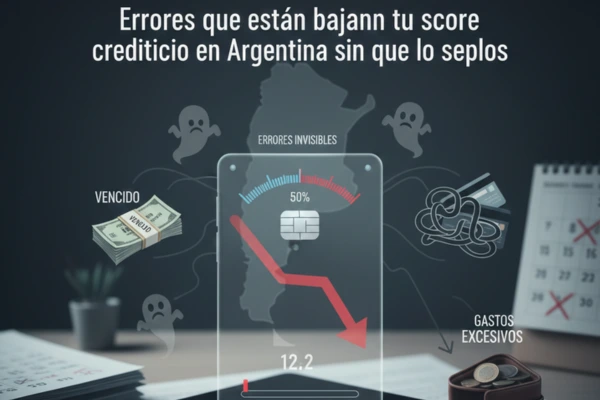 Errores que están bajando tu score crediticio en Argentina sin que lo sepas