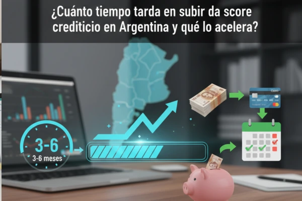 ¿Cuánto tiempo tarda en subir el score crediticio en Argentina y qué lo acelera?